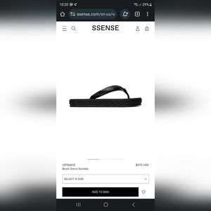 VERSACE  Greca Sandals